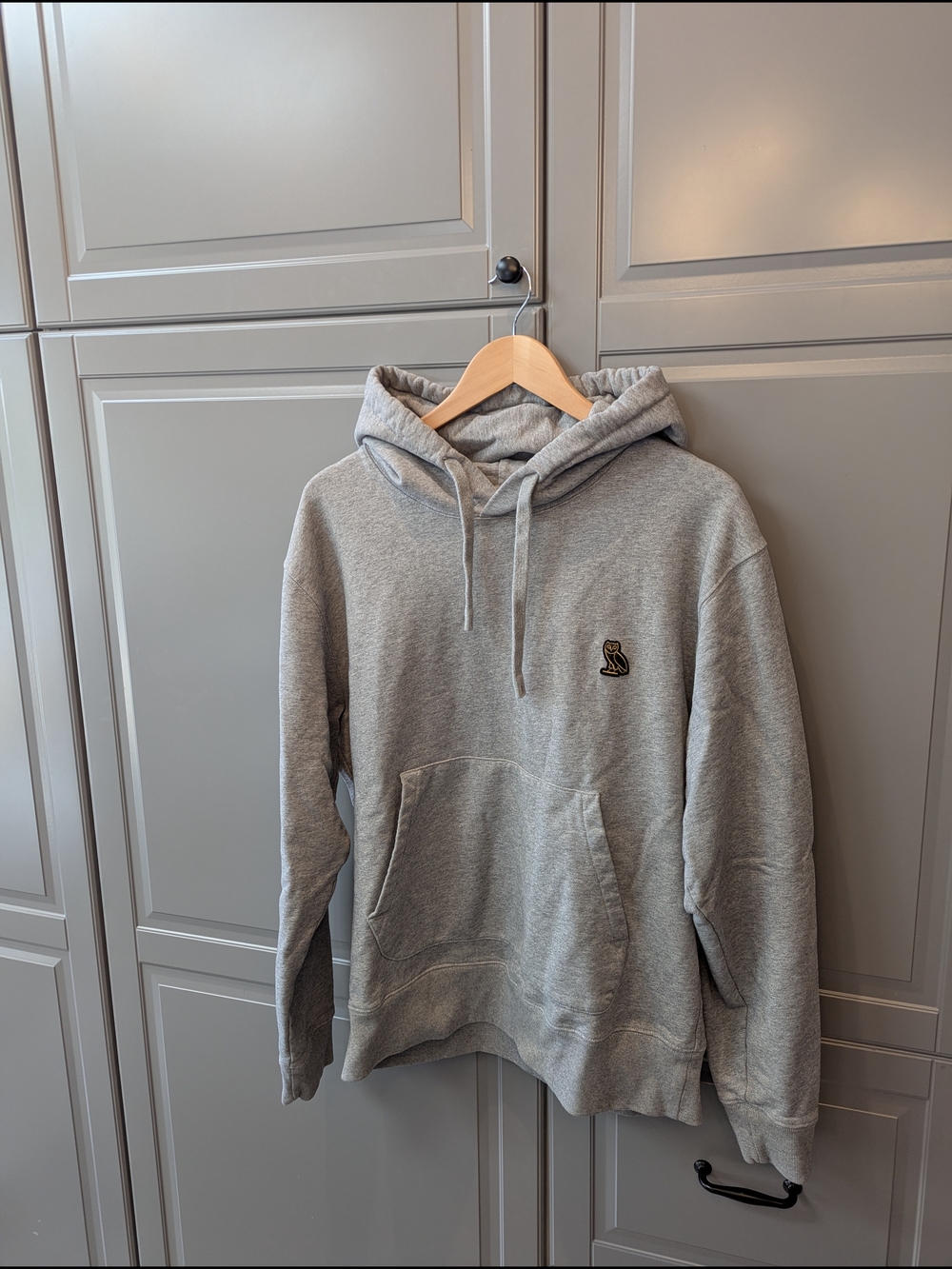 October's Very Own - Gray Unisex Hoodie Sweatshirt - Embroidered OVO Logo